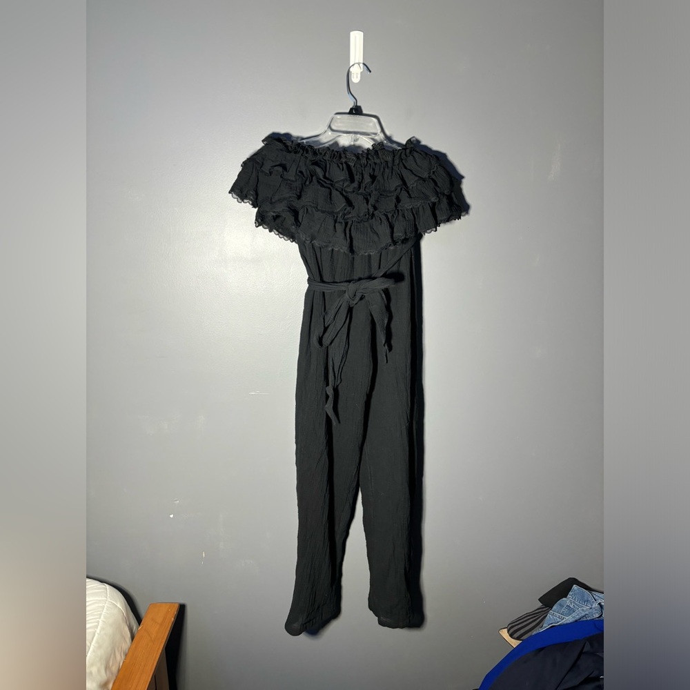 Vintage 1960s Roberta California Belted Gauze Jumpsuit Women’s Size 7/8